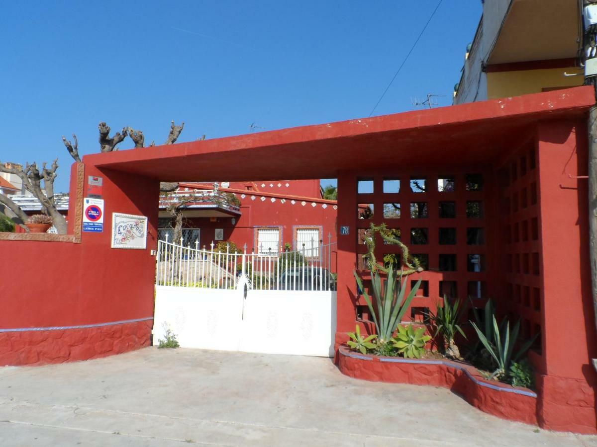 Casa Con Jardin Frente Playa De Burriana Villa Buitenkant foto